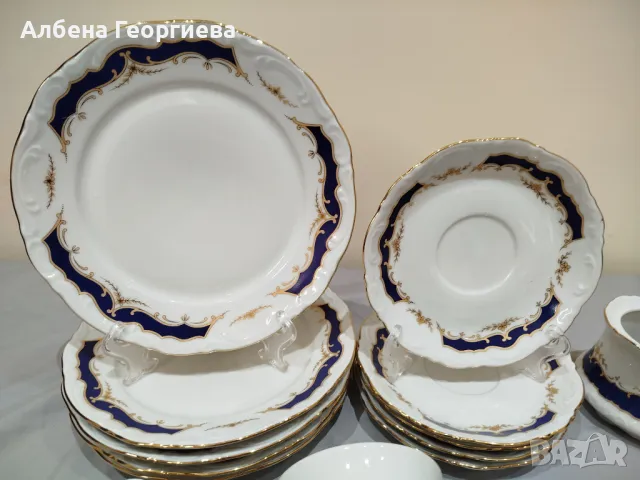 Елегантен порцеланов сервиз  MITTERTEICH Bavaria - 20 части, снимка 3 - Сервизи - 49079812