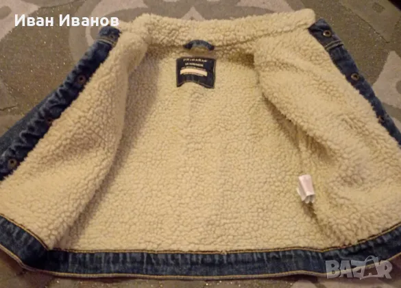 Оригинално детско дънково зимно яке Primark - размер 98, снимка 3 - Детски якета и елеци - 47479975