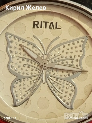 Модерен дамски часовник RITAL QUARTZ много красив стилен дизайн 51704, снимка 3 - Дамски - 53591401