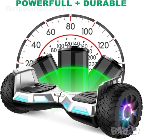 Ховърборд със седалка за картинг. Цвят Сив. За всякакви терени, снимка 4 - Други - 53097580
