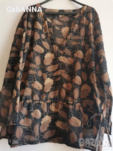 ЕФИРНА И СТИЛНА ТУНИКА ТЮЛ РАЗМЕР 2XL