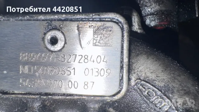 Турбо компресор за Renault Scenic - 54399700087 / ND50190615101309, снимка 2 - Части - 50233248