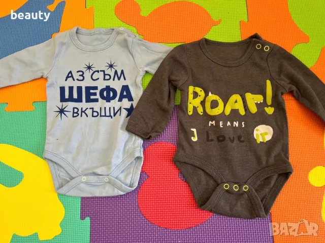 Детски дрехи за бебе момче 56-62-68 размер , снимка 3 - Бодита за бебе - 49197932