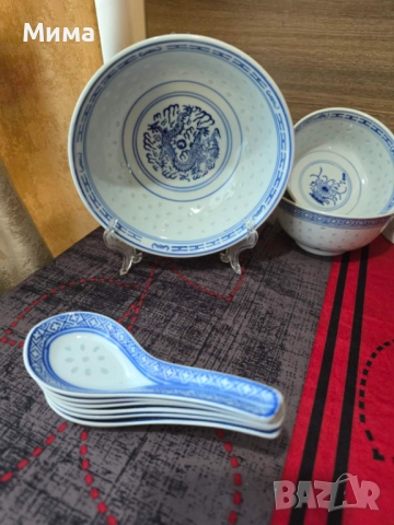 Китайски порцеланов сервиз, снимка 8 - Сервизи - 51782056