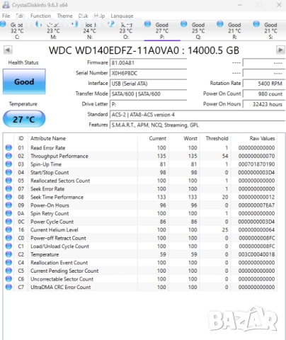  Продавам WD Elements 14TB външен хард диск, снимка 2 - Твърди дискове - 52452477