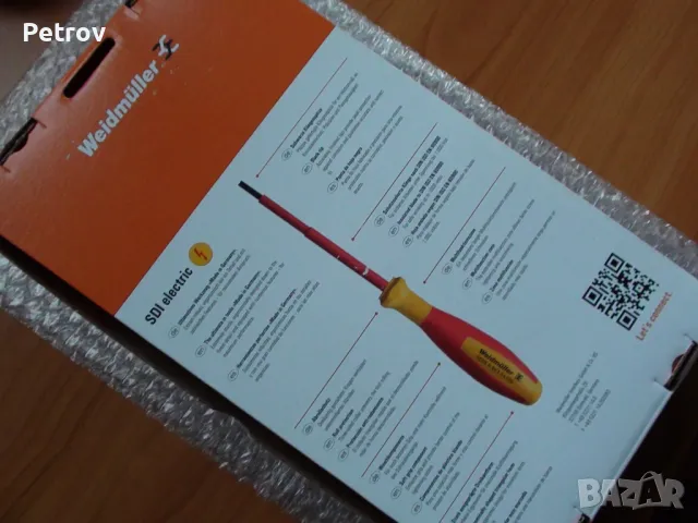Weidmüller SDI-Set electric VDE 1000V - MADE IN GERMANY - ЧИСТО НОВ Комплект 5 Отверки + фазомер !!!, снимка 12 - Клещи - 48829645
