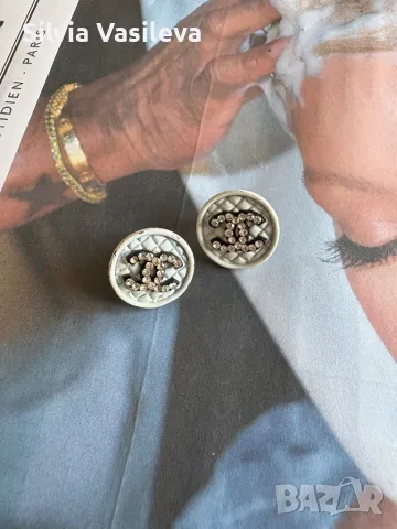 Обици Chanel, снимка 2 - Обеци - 50343329