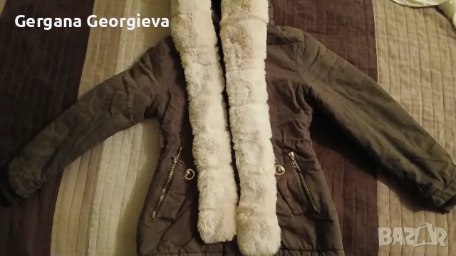 Зимна парка с пухена яка, снимка 2 - Детски якета и елеци - 48184809