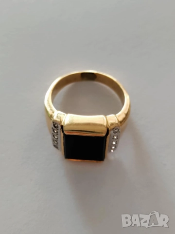 златен пръстен 42903-2, снимка 3 - Пръстени - 22336043