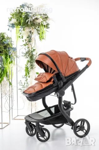 Бебешка количка Bubu 2в1 в 3 цвята, снимка 4 - Детски колички - 49556038