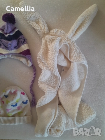 Шапки за момиче 4-6г., снимка 3 - Шапки, шалове и ръкавици - 52823944