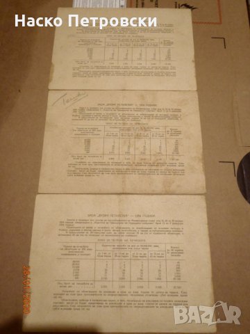 Архивни облигации НРБ 1952г. и 1954г. ПЕРФЕКТНИ-34 броя, снимка 4 - Нумизматика и бонистика - 28426097