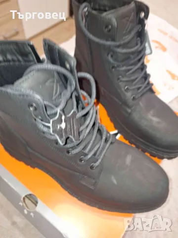 Нови мъжки зимни обувки, естественна кожа  43 номер, KINETIX, снимка 3 - Мъжки ботуши - 49378282