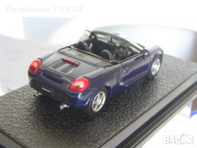 1/43 Maxi Car Toyota MR2 Тойота  Модел Нова В Кутия и Дисплей Кейс, снимка 4 - Коли, камиони, мотори, писти - 35363458