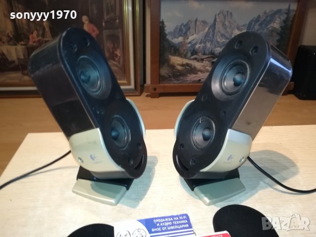 LOGITECH-2БР КОЛОНИ СЪС СТОИКИ 1312212035, снимка 4 - Тонколони - 35129953