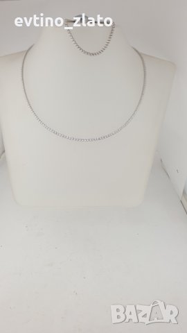 Златно колие и гривна Диамантена серия, снимка 5 - Колиета, медальони, синджири - 38127874