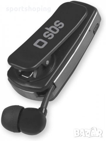  Слушалка SBS Bluetooth 3.0 TEROLLCLIPBTK, снимка 2 - Bluetooth слушалки - 35092786