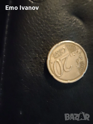 Chipre 20 céntimos 2008 Barco de Kyrenia, снимка 2 - Нумизматика и бонистика - 53290548