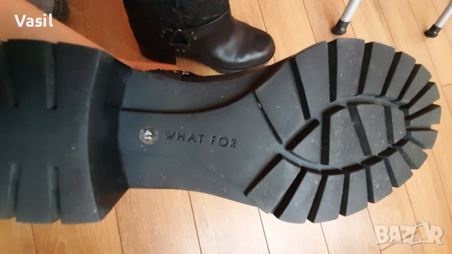 Боти What for 41 р-р, ест.кожа, снимка 5 - Дамски боти - 43879975