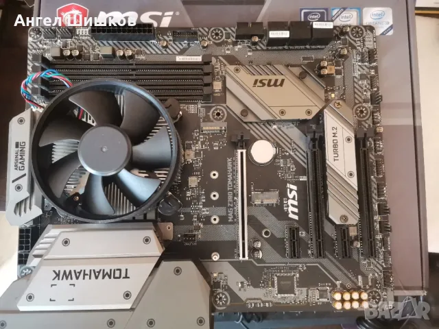 MSI MAG Z390 Tomahawk + Intel Core I5-8600k 3600MHz 4300MHz(turbo) L2-1.5MB L3-9MB 95W  , снимка 1