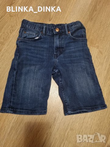 H&M дънкови шорти 122, снимка 1 - Детски къси панталони - 35018272