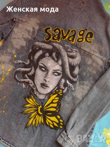 Дамска дънкова риза