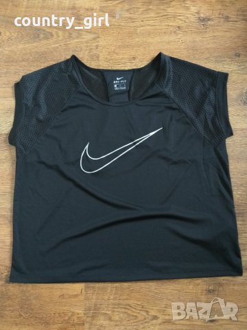 Nike Nk Dry Top Ss Run Fast - страхотна дамска тениска КАТО НОВА, снимка 6 - Тениски - 28738200