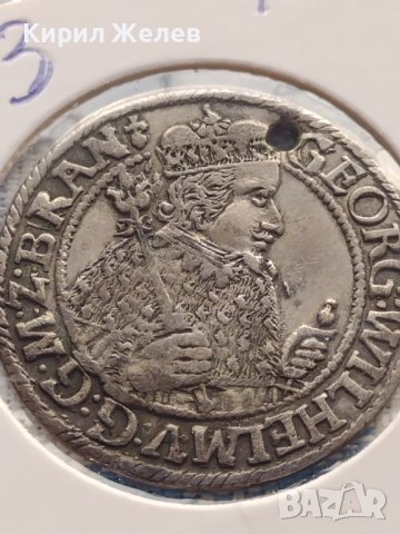 Сребърна монета Орт 1622г. Георг Вилхелм Кьониксберг Източна Прусия 13653, снимка 7 - Нумизматика и бонистика - 43000576