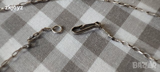 СТАРИННО СРЕБЪРНО КОЛИЕ ФИЛИГРАН 7.15 ГРАМА, снимка 6 - Колиета, медальони, синджири - 43899539