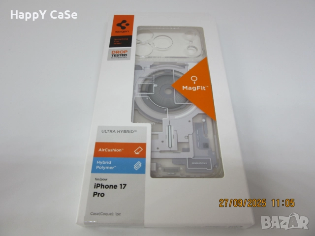 Apple iPhone 17 / Pro / Max / Air / SPIGEN Ultra Hybrid Zero One MagSafe Кейс гръб калъф , снимка 13 - Калъфи, кейсове - 51812171