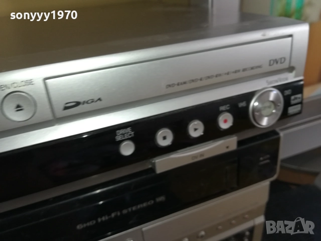 PANASONIC VIDEO//DVD RECORDER-ВНОС SWISS 1909251843, снимка 7 - Плейъри, домашно кино, прожектори - 51771736