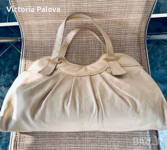 Стилна италианска чанта MADE IN FLORENCE естествена кожа