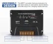 20А MPPT соларен контролер 12/24V, снимка 4