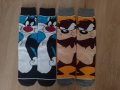Забавни чорапи с тазманийския дявол Таз, снимка 1 - Мъжки чорапи - 43899803