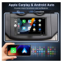 PODOFO CarPlay & Android Auto Single Din автомобилно стерео радио със 7-инчов сензорен MP5