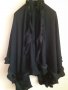 Черно асиметрично пончо, снимка 5