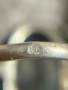 Дамски сребърен пръстен с нефрит, ръчна изработка, снимка 5