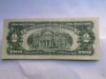 USA $ 2 DOLLARS STAR 1963 RED STAMP , снимка 4