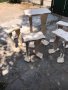 Дизайнерска декоративна дървена маса със стъпала ръчна изработка, снимка 4