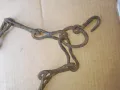 Стара верига за огнище от ковано желязо , здрава, снимка 6