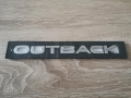 Subaru Outback емблема сребрист гланц, снимка 1