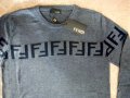 Fendi мъжки пуловер сив размер S, M и L нов с етикет, снимка 4
