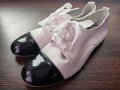 Дамски пролетни обувки Tamaris White Oxford от естествена кожа