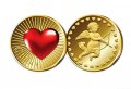 Свети Валентин 14 Февруари - Монета за влюбени, снимка 1 - Нумизматика и бонистика - 27731474