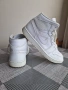 Кецове Nike Air Jordan 1 mid Triple White, снимка 3
