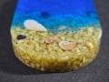 Морски комплект от епоксидна смола (поставка и медальони), снимка 5