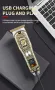 USB акумулаторна електрическа машинка за подстригване с LCD Дисплей, снимка 4