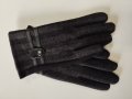 33 Мъжки ръкавици кашмир в тъмен цвят , снимка 2
