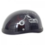  Каска за мотор тип канче - Черен Мат/Гланц., снимка 4