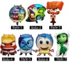 7 вида Отвътре навън inside out кръгъл фолио фолиев балон хелий или въздух парти рожден ден редакция, снимка 2